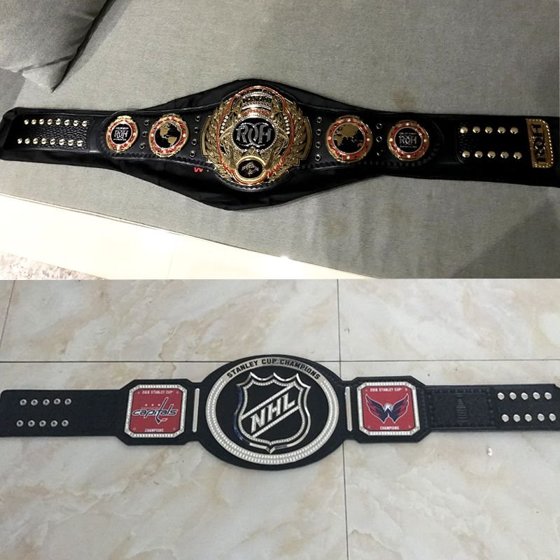 ROH (Ring of Honor) Tag Team Championship Belt Collection Replica Set - Image 2