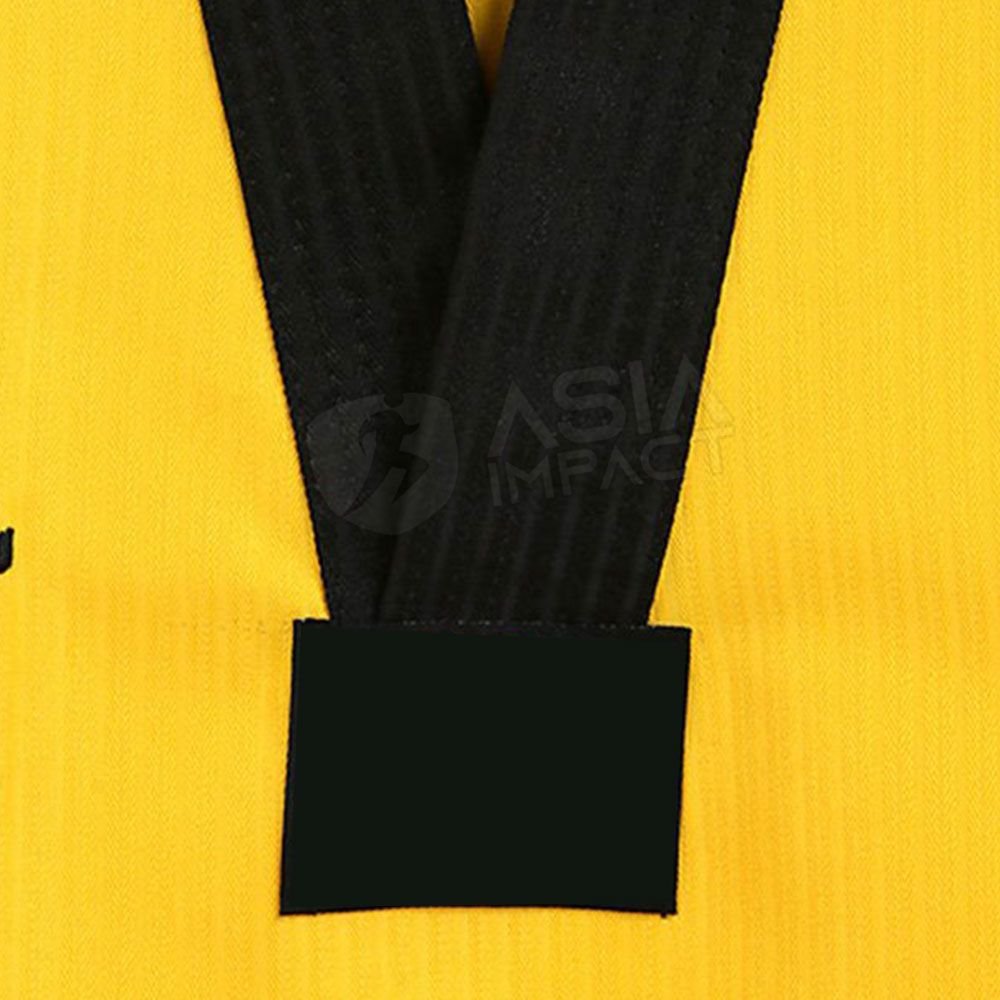 Vibrant Yellow V-Neck Taekwondo / Martial Arts Uniform (Gi) – Kids Size - Image 3