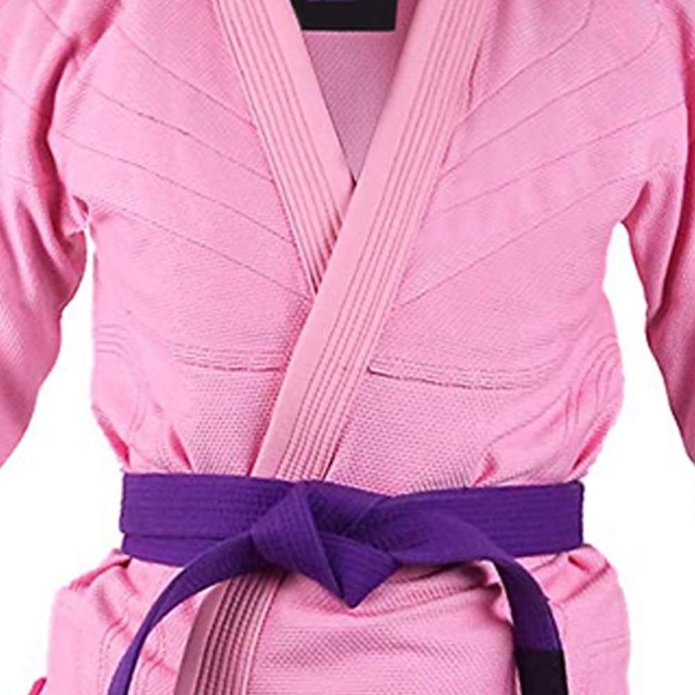 Feminine Pink Brazilian Jiu-Jitsu (BJJ) Gi – Contrast Purple Belt - Image 3