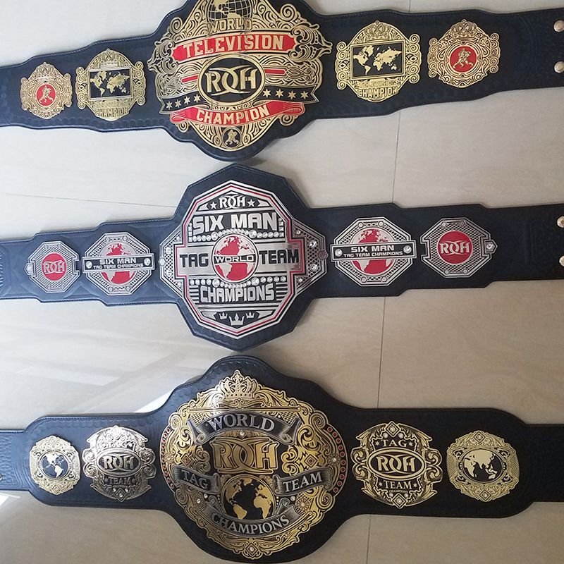 ROH (Ring of Honor) Tag Team Championship Belt Collection Replica Set