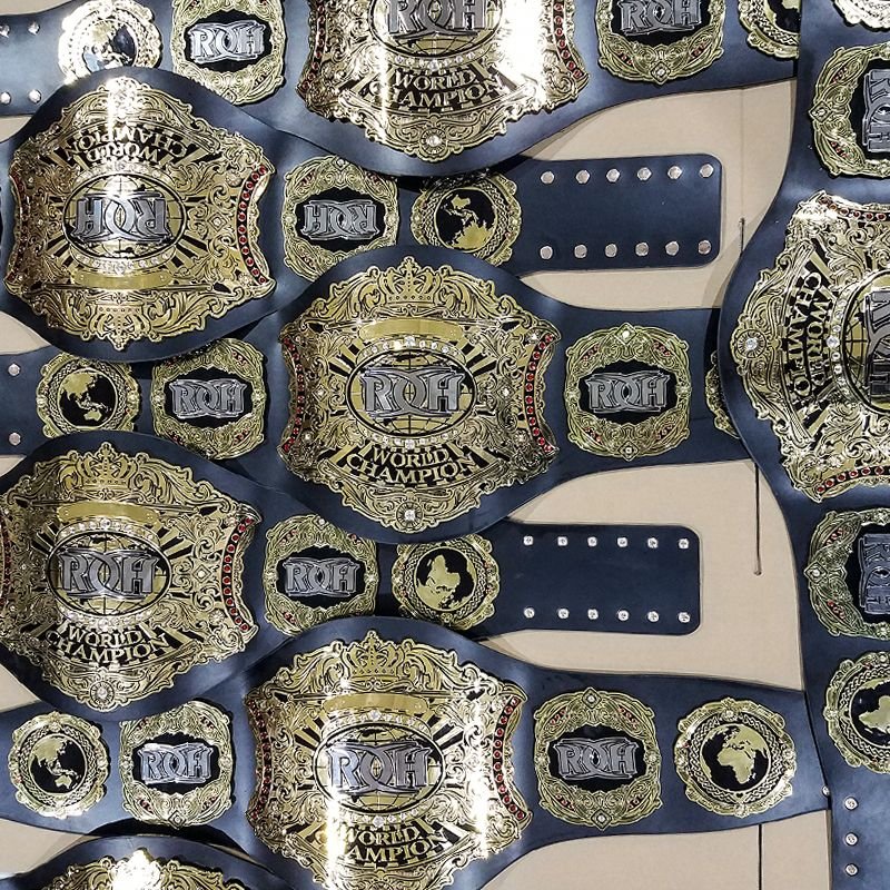 ROH (Ring of Honor) Tag Team Championship Belt Collection Replica Set - Image 3
