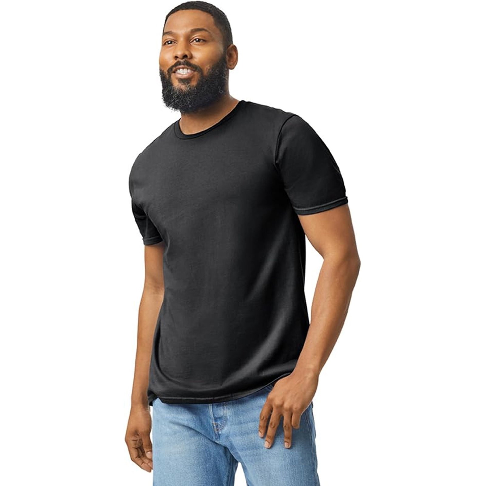 Everyday Essential Black Crew Neck Cotton T-Shirt – Soft and Durable