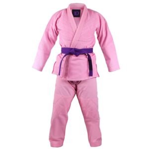 Feminine Pink Brazilian Jiu-Jitsu (BJJ) Gi – Contrast Purple Belt
