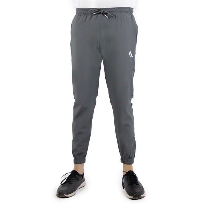 Men's Tapered Grey Lightweight Training Joggers with Elastic Cuffs