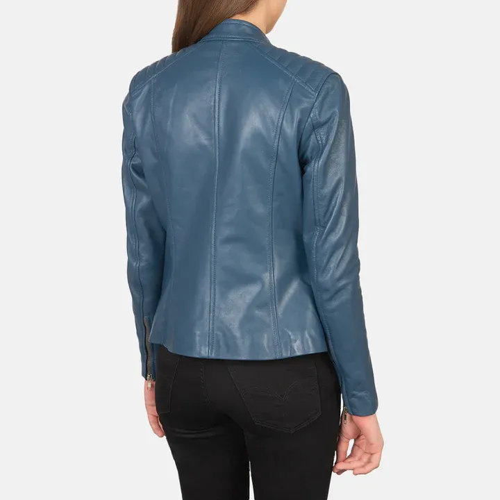 Oversized Longline Black Faux Leather Jacket – High Neck and Minimalist Design - Image 2